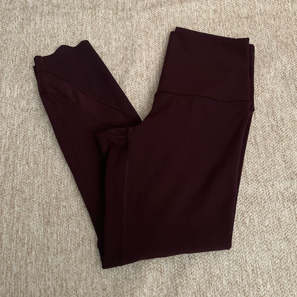 Lululemon Wunder Under Scalloped Hem High Rise Crop 23”